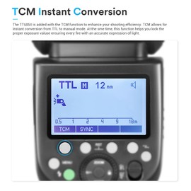 GODOX TT685II-O TT685OII TTL Camera Flash for Olympus, HSS 1/8000s GN60 2.4G Wireless Transmission Speedlite Flash Compatible for Olympus and Panasonic Camera