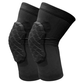 Basketball Knee Pads for Kids Volleyball Knee Pads, Honeycomb Basketball Sleeves Baseball Sleeves Youth Boys & Girls, Knee Savers for Catchers Youth W