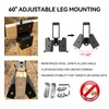 Demimy 2 Pack Heavy Duty 2x4 Target Stand Brackets, A-Frame
