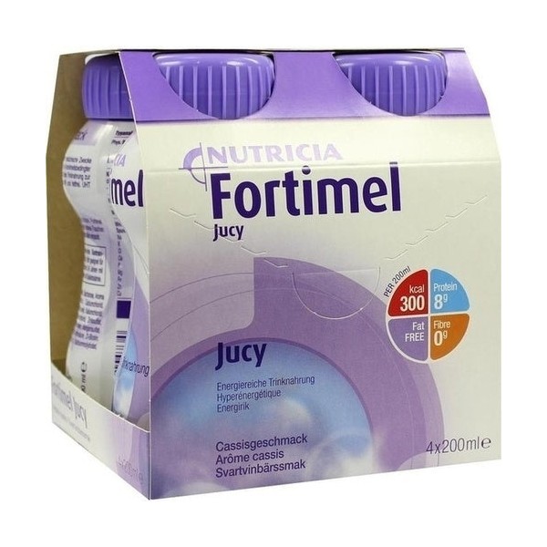 Fortimel Jucy Cassis Flavor 4x200 ml