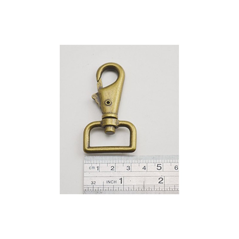 Wuuycoky Bronze 2" Inner Diameter D Ring Shrimp Head Buckle