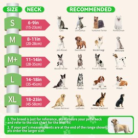 Upgraded Inflatable Dog Cone Collar with Transparent Anti-Licking Shield, Adjustable Elizabethan Collar for Medium Large Dogs, 2-in-1 Design with Detachable Shield and Soft Padding (L, Watermelon)