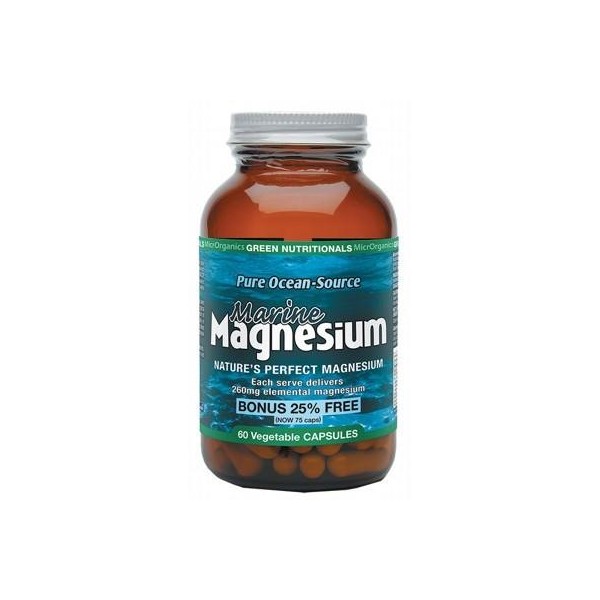 GREEN NUTRITIONALS Marine Magnesium 60 VegeCaps (260mg)