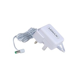 Lemax Christmas Village UK Plug Power Adaptor 4.5V 550Ma White 1-Output Bs - 74254