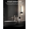 L LOHAS LED Night Light, Black Vanity Night Lights Plug