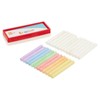 Chalk & Eraser Set, White and Multicolour Chalkboard and Pavement