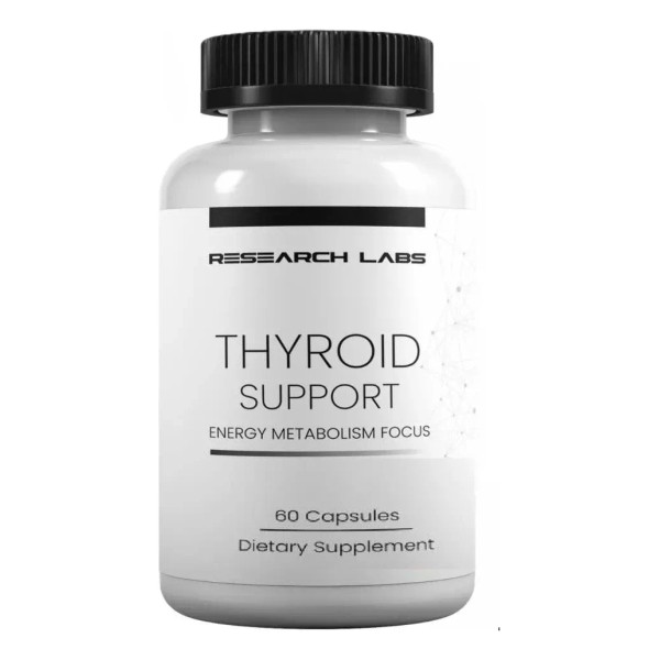 Research Labs Bienestar Hormonal Soporte Para La Tiroides Yodo 60 Capsulas