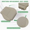NLQR Front Driver Side Bottom Replacement Seat Cover Tan Microfiber