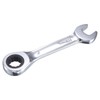 sourcing map 10mm Stubby Ratcheting Combination Wrench Metric 72 Teeth