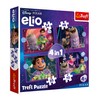 Trefl Elio, Alien Missions Elio - 4-in-1 Puzzles, 4 Puzzles,