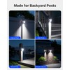 4 Pack Solar Wall Lights, Stainless Steels Outdoor Waterproof Motion