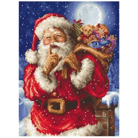 Letistitch Santa's Secret Counted Cross-Stitch Kit, L8000