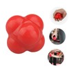 Totority Hexagonal Agility Training Ball Durable Reaction Fitness Ball for
