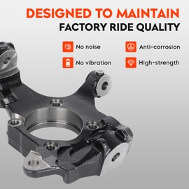 Front Suspension Steering Knuckle for Chevy Silverado GMC Sierra 1500 05-06, HD Classic 07, 2500 01-04, HD 01-10, 3500 01-06, Classic 07, HD 07-10, Yukon XL 2500 01-13, Avalanche 2500 02-06