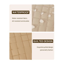 Telena Mini Wristlet Purses Women's Small Purse with Zip Coin Pocket Canvas Wallet for Sports, Camel Brown with Tan, Casual