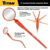 Titan 71103 9-Inch Insulated Inspection Mirror, 2-Inch Round Mirror