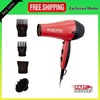 ION Hair Blow Dryer With Comb Attachment Professional Ceramic No