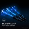 Accudart Tracer Steel Tip Light-Up LED Darts, 16 gram, Blue