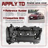 Engine Valve Cover with Gasket, Compatible with 2013 2014 2015