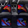 Auto Floor Mat Set of 4, Haitian Flag Pattern Car