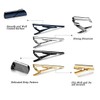 VASANA Mens Stainless Steel Tie Clips Minimalist Necktie Tie Bar