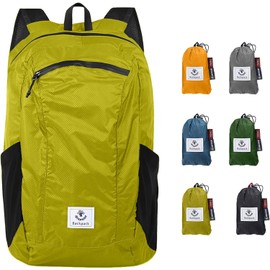 4Monster Foldable Backpack, Ultra Light, Unisex Daypack, Outdoor, Waterproof Hiking Backpack for Camping, Hiking, Travel, Sports, Climbing, Cycling (Green, 32L)