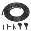 X AUTOHAUX Front Windshield Washer Nozzles Kit 76810-SWA-E01 76810-S2A-A013 for