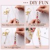 Tondiamo 24 Pcs Beadable Keychain Bars Bulk Beads for Keychain
