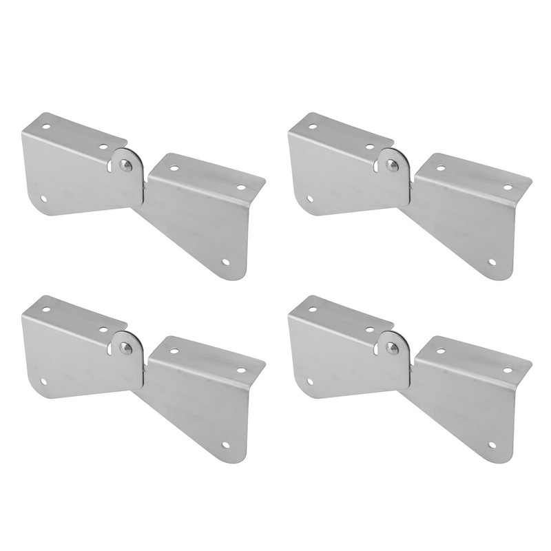 4PCS Gutter Downspout Extension Hinge Stainless Steel Flip Up Hinge