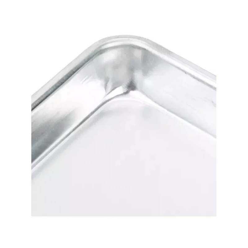 Choice (6-Pack) 1/8 Size Aluminum Bun Sheet Baking Pan Serving