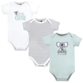 Hudson Baby Unisex Baby Cotton Bodysuits, Daddy Koala, 3-6 Months