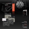 Frankberg 4 x Brake Pads Compatible with C-Class W202 C200