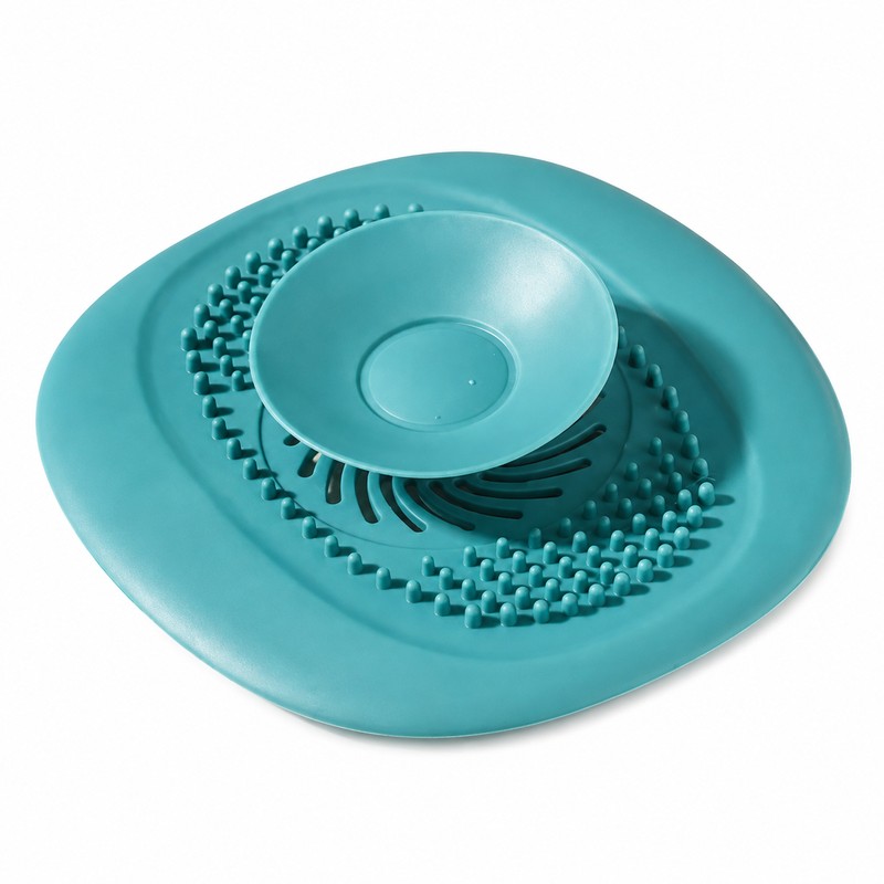 Anti-Blocking Drain Strainer for Bathroom & Kitchen - Flexible TPR