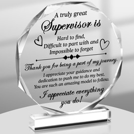 Thank You Acrylic Desk Decor Gifts for School Assistant Staff Friends Teacher Coworker Women Graduation Desk Decor Gifts for Nurse Leaving Job Inspirational Quotes Farewell Gift for Boss Staff Home Office