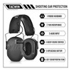 TACWIN Shooting Ear Protection for G Range, Active Noise Reduction