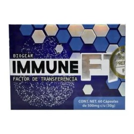 Suplemento En Cápsulas Biogear Immuneft Factor De Transferencia En Caja 60 Un                                                                         