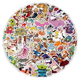 50Pcs Cartoon Anime from The 1990s Themes Waterproof Stickers for Water Bottle Cup Laptop Bike Skateboard Luggage Box Vinyl Graffiti Patches BRJKT