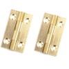 Merriway BH03470 (2 Pcs) 38mm (1.1/2 inch) Solid Brass Butt