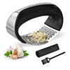 Hoshen Stainless Steel Garlic Press, Household Manual Garlic Masher, Kitchen