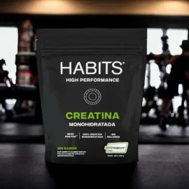 Creatina Monohidratada Habits High Performance 300g Sin Sabo                                                                                          