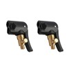 2 pieces, car valve lever plug, brass, tyre valve compressor
