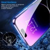 2Pcs Full Coverage Tempered Glass Screen Protectors Privacy Film for