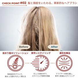 SEIOR Scalp Breeze Brush | Scalp Massage, Quick Drying, Tangle Free, Sustainable Material (10% Straw) Eco Brush