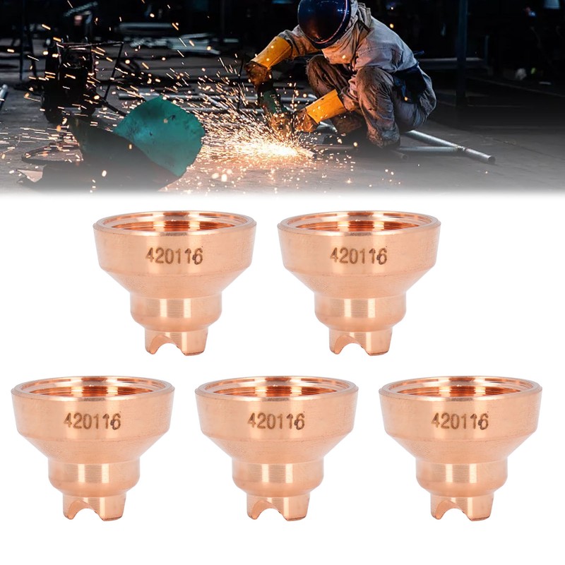 5PCS Consumables Tip Shield Brass Hand Drag Cutting Torch Shield