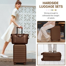 TRIPLAYER Carry On Luggage Set 3 Piece, Carry-on Suitcase With Wheels