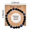 Dad Christmas Gifts from Daughter Father Bracelets for Men Thank