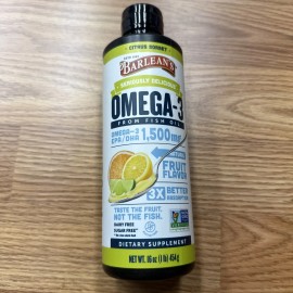 Barlean's Seriously Delicious Omega-3 High Potency Fish Oil Citrus Sorbet 16 oz