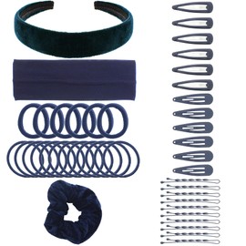 43 Piece Back to School Hair Accessories Set for Girls - Colour Options Available