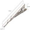 Barry.Wang Solid Color Pre-tied Ties for Men Zipper Necktie Pocket
