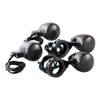 TOTMOX Black Housing 41mm Indicator Lamps Replace, LED Turn Signal